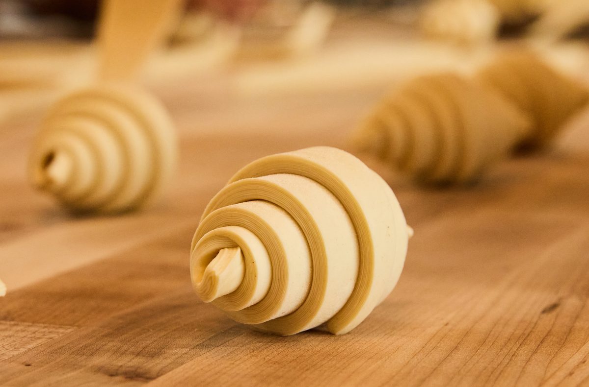 Fresh croissants
